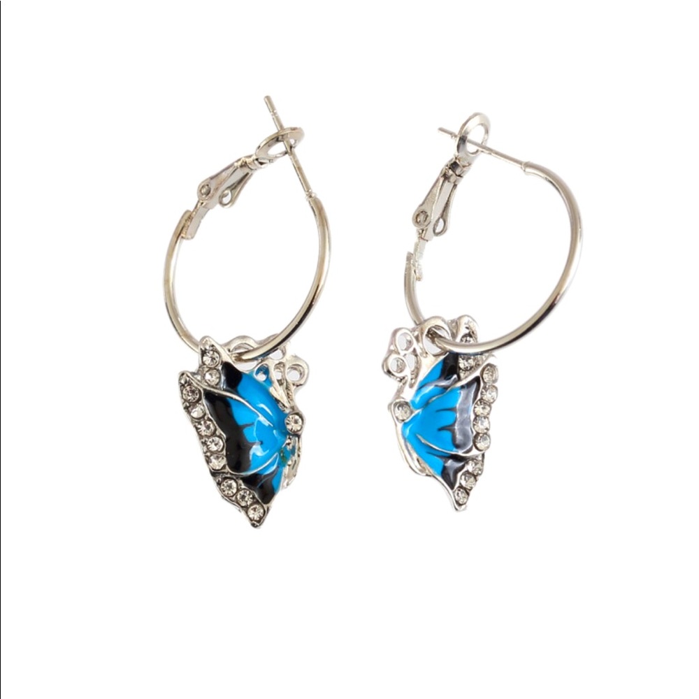 New Butterfly Earrings - Picture 2 of 3